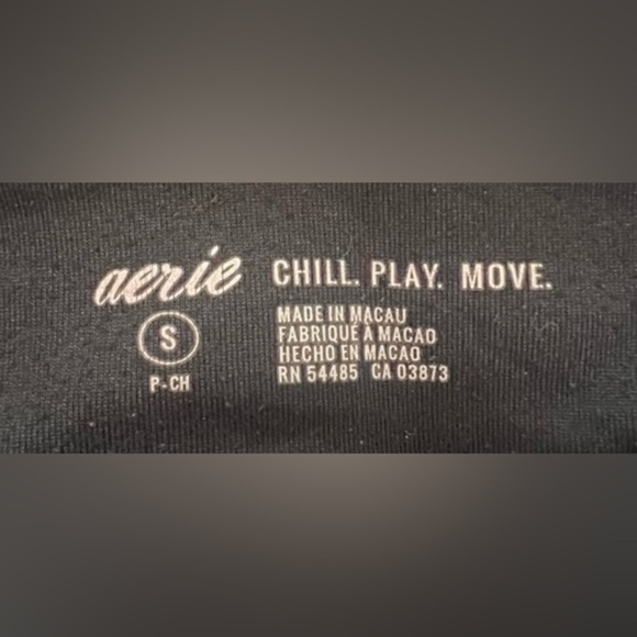 Aerie Soft Black High-Waist Knit Sweater Yoga Activewear Workout Gym Leggings - Picture 7 of 7